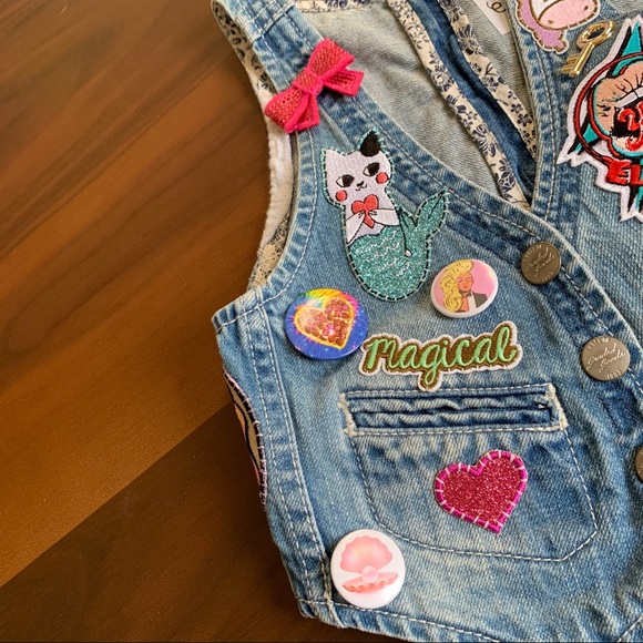 DIY Cute Toddler Unicorns Mermaid Magic Vest 3/4T - Picture 5 of 6